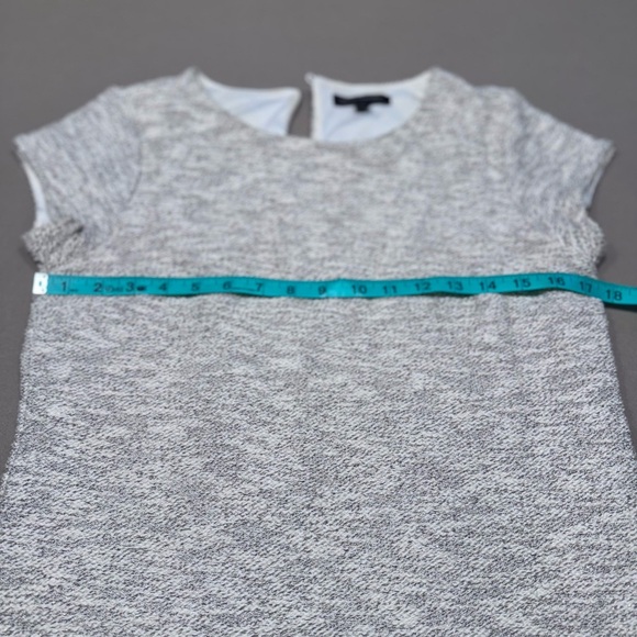 Banana Republic Cream with gold and gray accents textured Dress - Picture 2 of 6